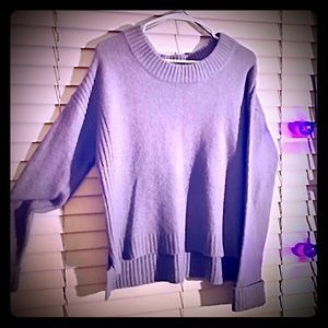 Juniors Lilac Asymmetrical sweater